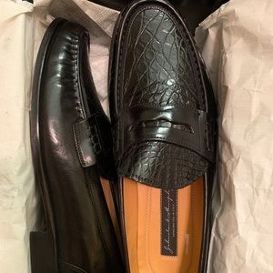 Johnston & Murphy Crocodile Loafers
